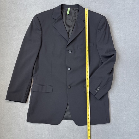 Ermenegildo Zegna Soft Sport Coat Mens EU 56 Short (US 46S) Black Neiman Marcus - Picture 2 of 16